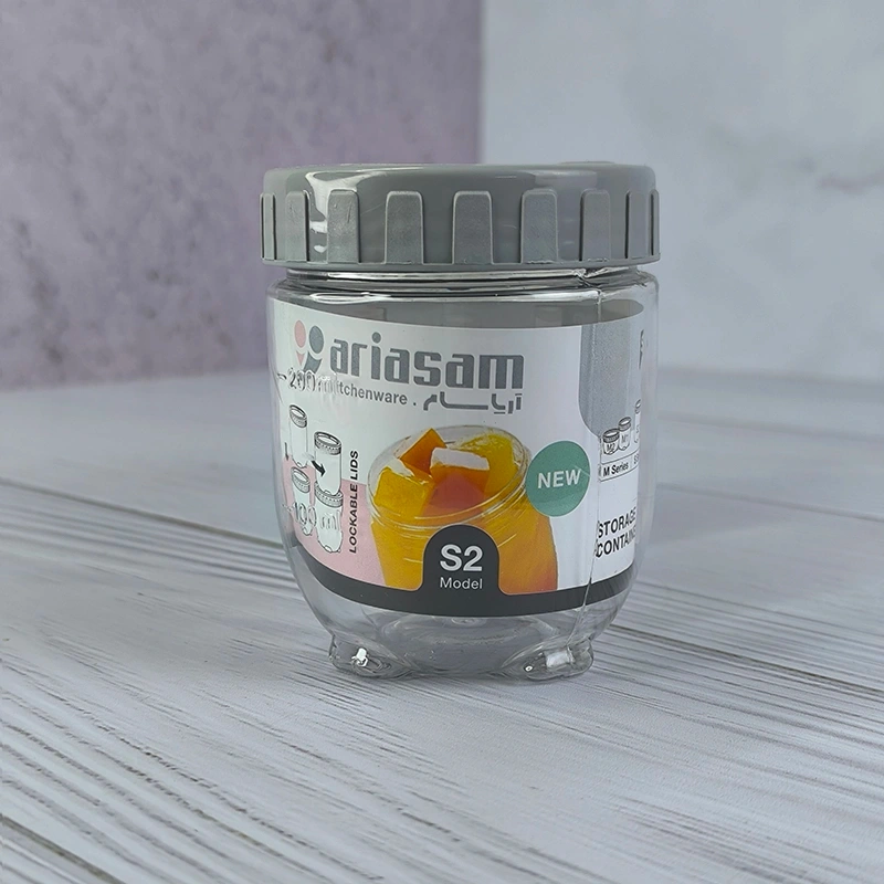 بانکه آریسام مدل S2 – ظرف پلاستیکی کوچک شفاف