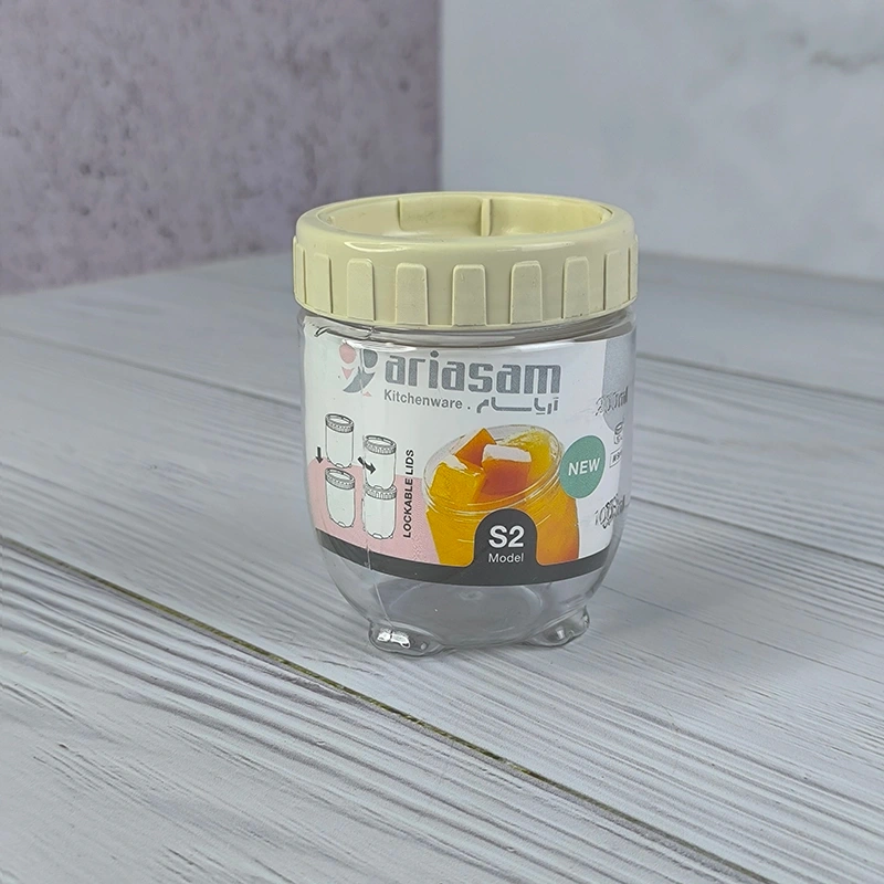 بانکه آریسام مدل S2 – ظرف پلاستیکی کوچک شفاف