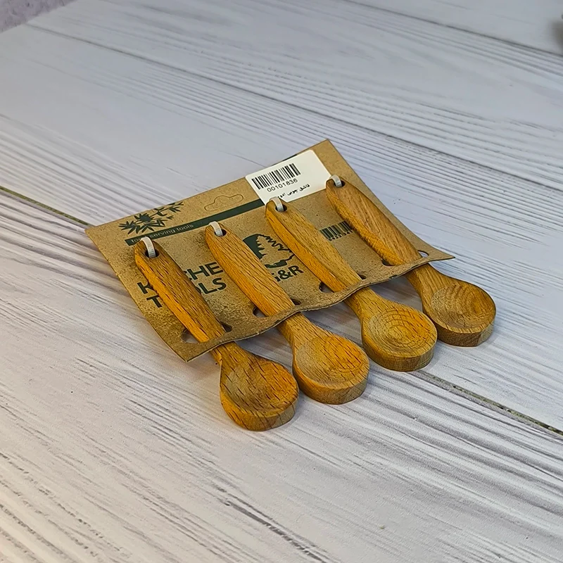 ست ۴ عددی قاشق ادویه گرد