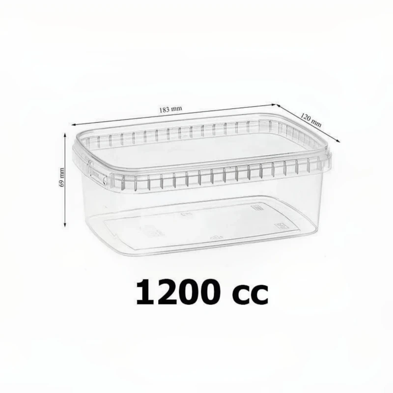ظرف غذای 1200 سیسی ماکروویوی