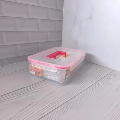 ظرف فریزری مستطیل ۲.۹ لیتری دسته دار زیبا