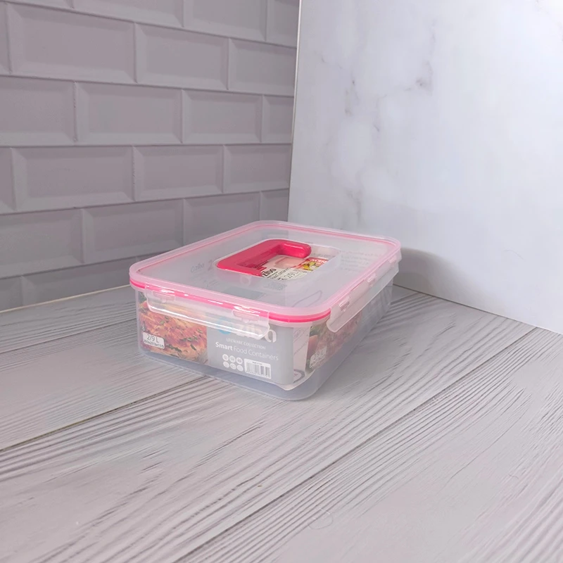 ظرف فریزری مستطیل ۲.۹ لیتری دسته دار زیبا