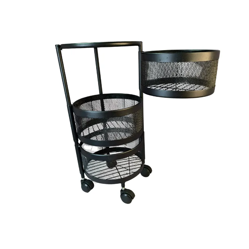 جا سیب زمینی پیاز 3 طبقه چرخ دار