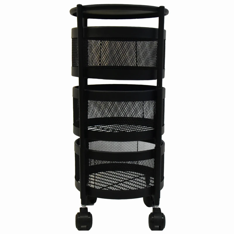 جا سیب زمینی پیاز 3 طبقه چرخ دار