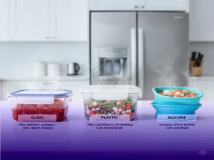 بررسی انواع ظروف فریزری: مزایا و معایب هرکدام