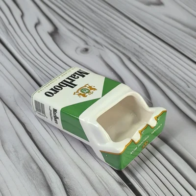 زیر سیگاری سرامیکی طرح پاکت سیگار کلاسیک