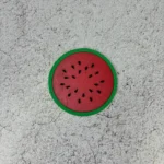 زیر لیوانی فانتزی سیلیکونی طرح میوه‌ای