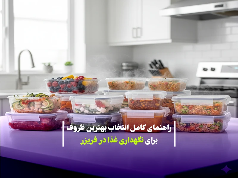 راهنمای کامل انتخاب بهترین ظروف برای نگهداری غذا در فریزر