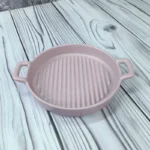 تابه گریل گرد دو دسته سرامیکی نچسب