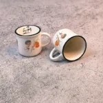 ست 2 عددی ماگ گولاش سایز 3 با طرح فانتزی رنگی