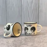 ست 2 عددی ماگ گولاش سایز 3 با طرح HAPPY