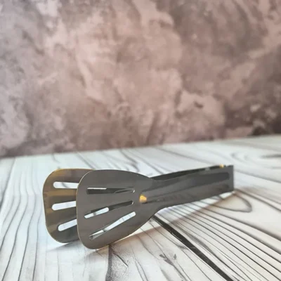 انبر سالاد استیل شیار دار یونیک