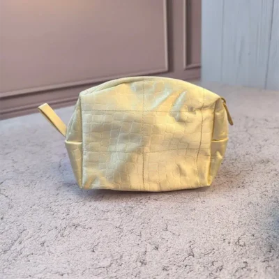 کیف لوازم آرایش چرمی