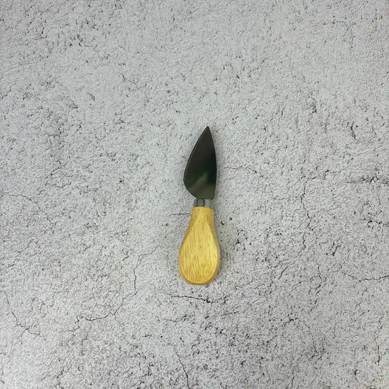 ست کارد و چنگال صبحانهخوری دسته چوبی ست 2 عددی