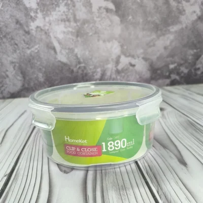 ظرف فریزری گرد 1890 میلی‌لیتری هوم کت