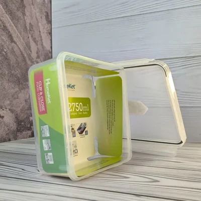 ظرف فریزری مربع 2750 میلی‌لیتری هوم کت