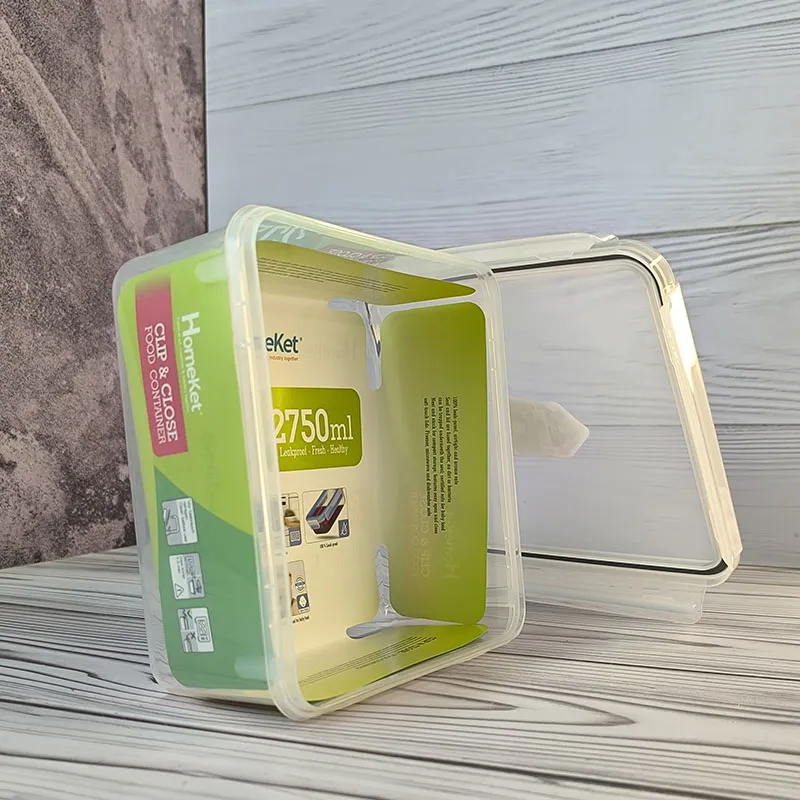 ظرف فریزری مربع 2750 میلیلیتری هوم کت