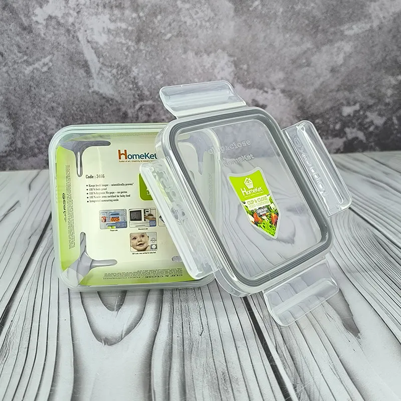 ظرف فریزری مربع 730 میلیلیتری هوم کت