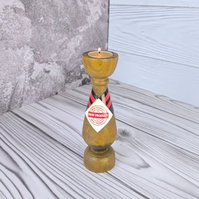 جا شمعی چوبی بزرگ