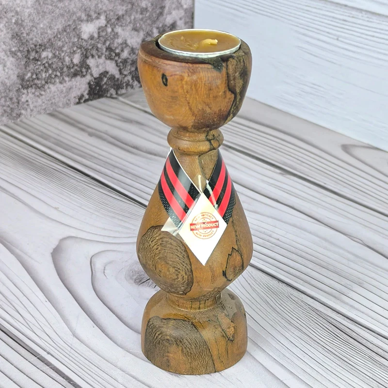 جا شمعی چوبی متوسط