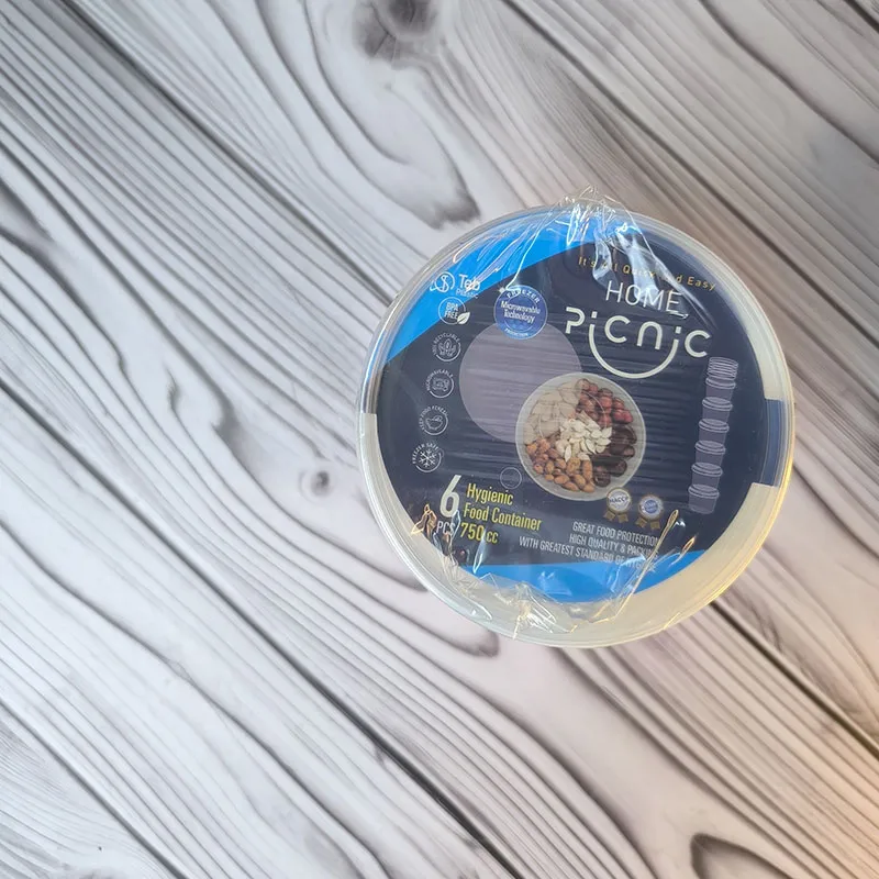 سطل ماکرویوی 750 پیک نیک 6 عددی