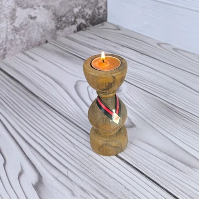 جا شمعی چوبی کوچک