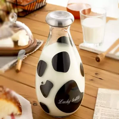 بطری شیر کامبوجی 1.2  لیتری درب استیل ضد نشت