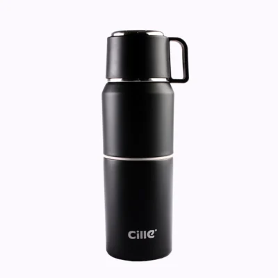 فلاسک دو لیوان استیل سیله (Cille) گنجایش ۴۸۰ میلی لیتر