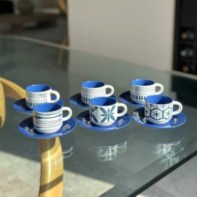 ست فنجان قهوه خوری ۶ نفره دنی هوم