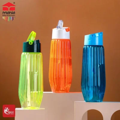بطری نی دار مانیا مدل دایموند کوچک 500 میلی لیتر